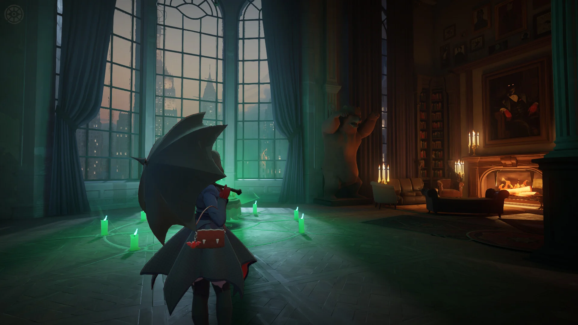 Deadlock's world has a gothic, almost noir atmosphere that sets it apart from the clean sci-fi of most hero shooters