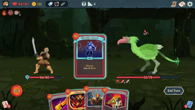 Slay the Spire 2 gameplay — card battle combat in the roguelike deckbuilder by MegaCrit
